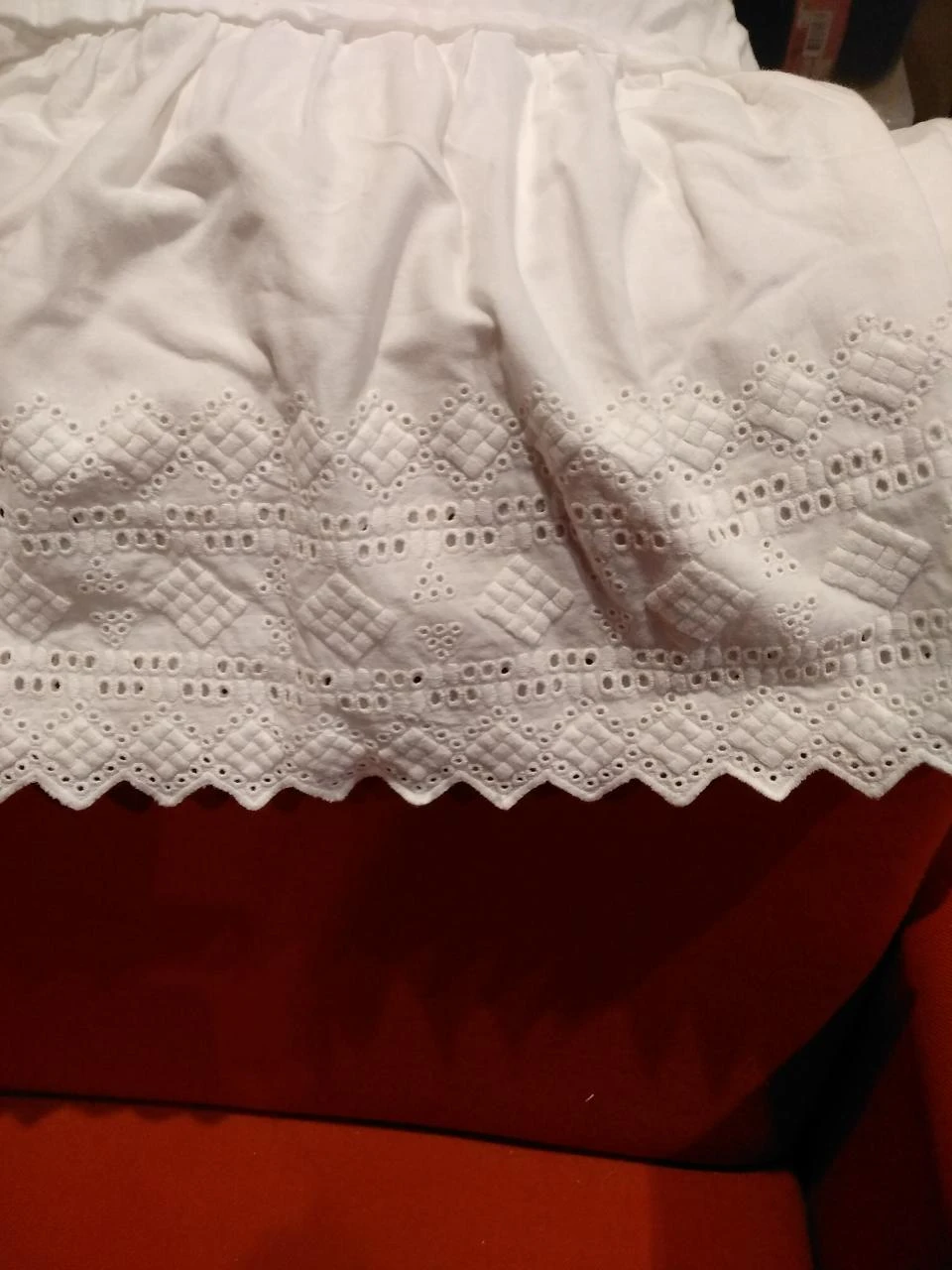 Vestido com renda 100% algodão – photo 3